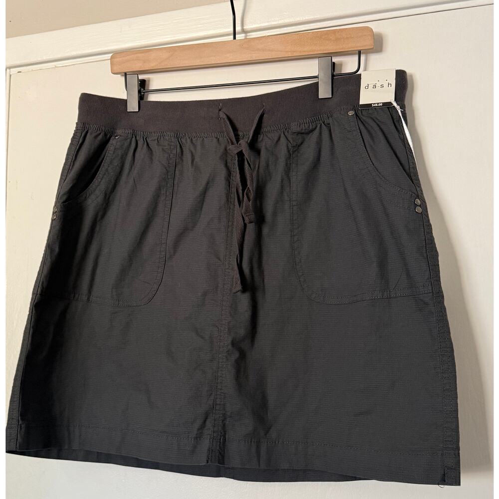 Women's da-sh Sharon Comfort Skort, Dark Charcoal, Large